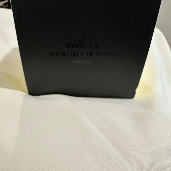 Invicta Stainless Steel Watch with Yellow Accents - Picture 4 of 5